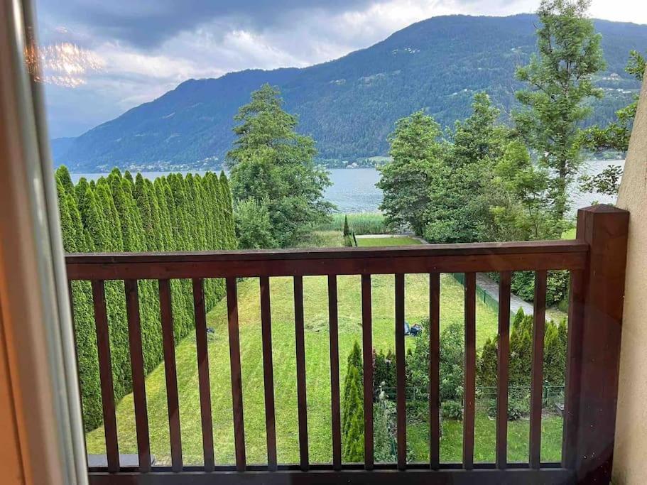 Apartamento Vista Del Lago Fuer 8 Personen Und Parktplatz Ossiach Exterior foto